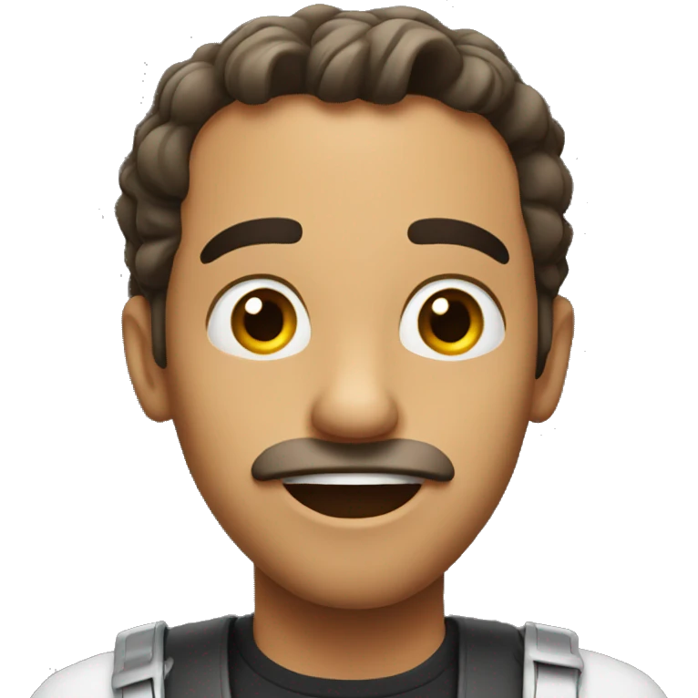 Spanish man have a surprised  emoji