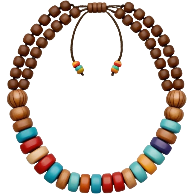 hippie necklace emoji