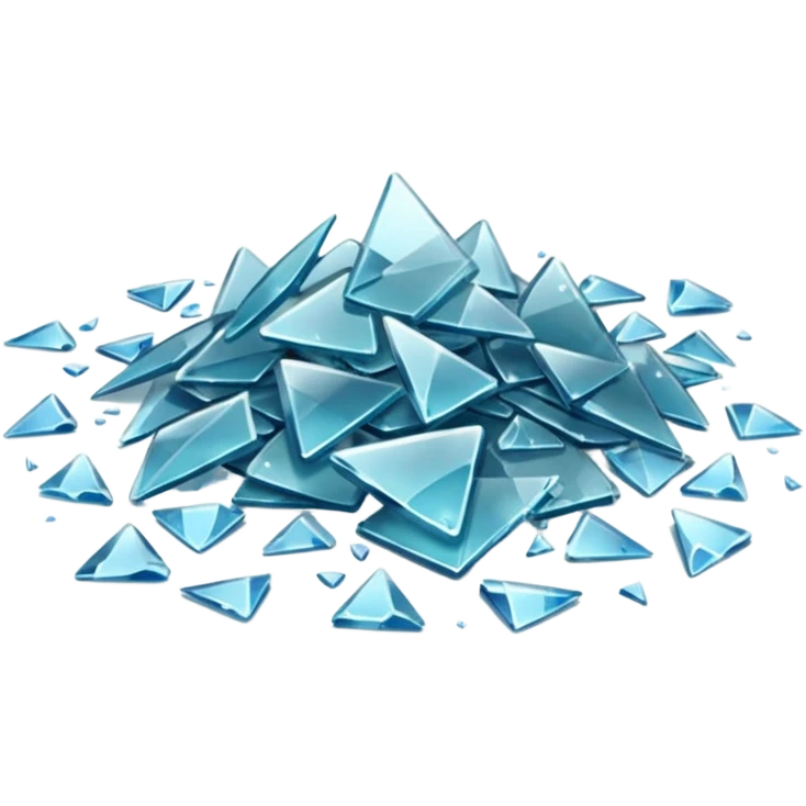 glass shattered on ground emoji