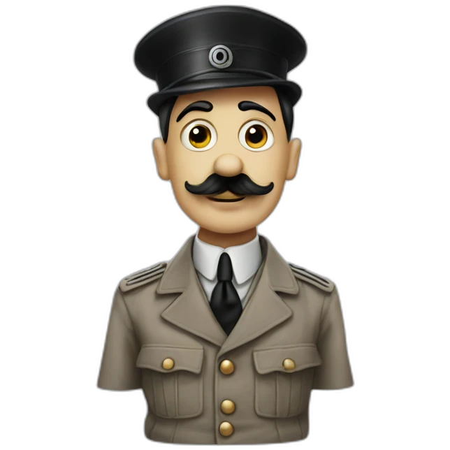 charlie chaplin as hitler emoji