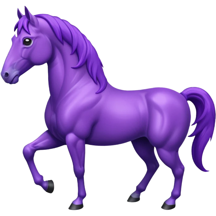 PurPle horse emoji