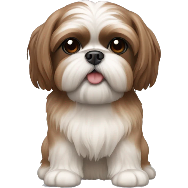 Brown shih tzu emoji