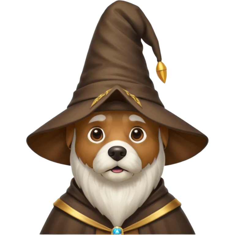 Dog wizard emoji