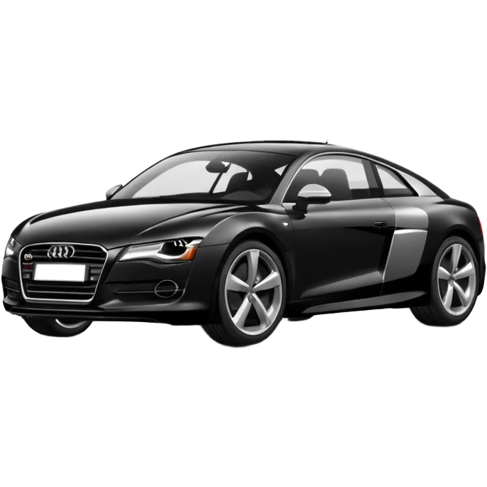 Audi car black emoji