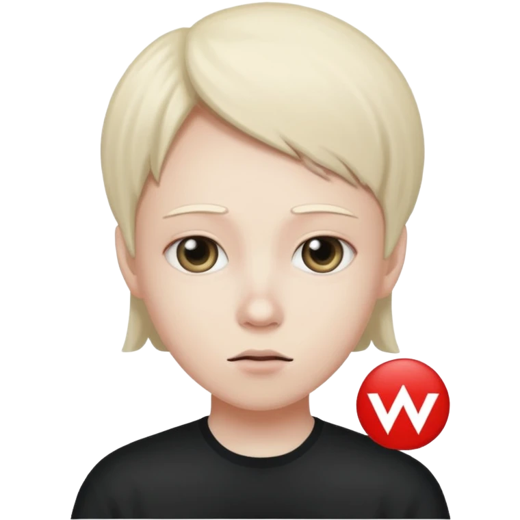 the word “weeb” with the alert symbol behind it emoji