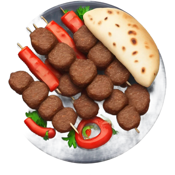 Bosnian national dish cevapi  emoji