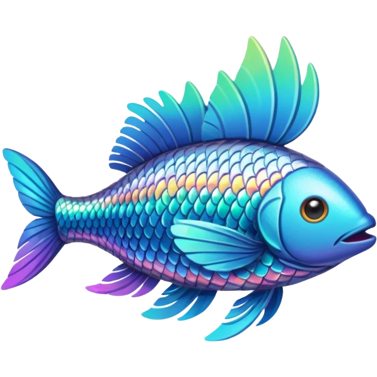 Fish with wings emoji