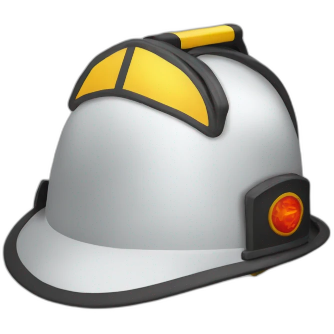 Fire fighter helmet emoji