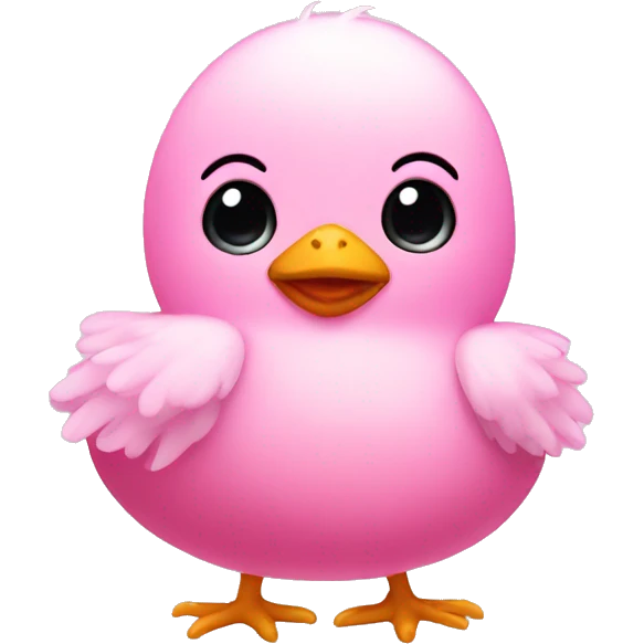 Pink baby chick  emoji