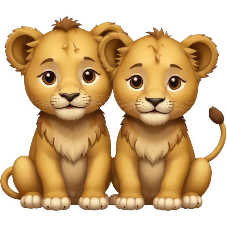 a lion cup twins  emoji