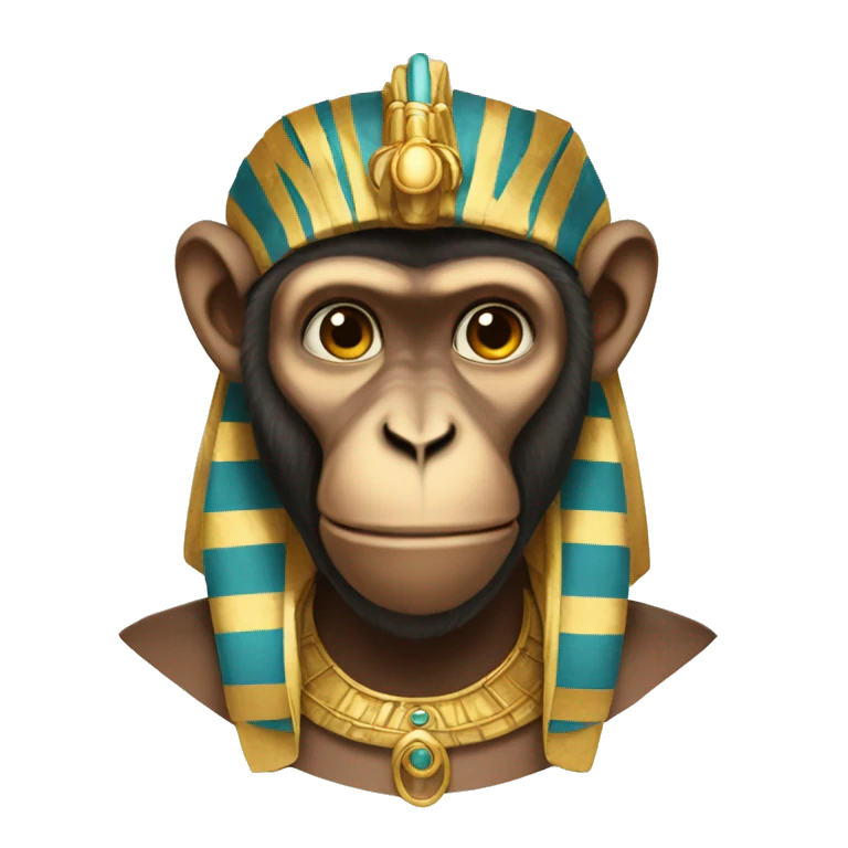 Monkey pharaoh  emoji