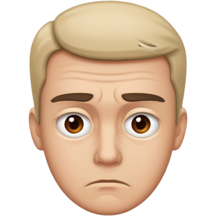 Worried emoji
