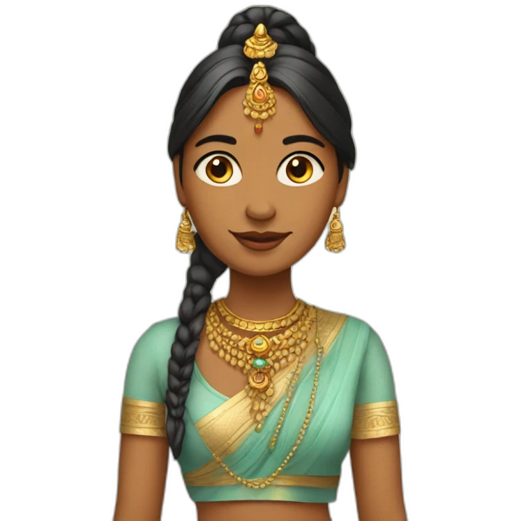Femme indienne emoji