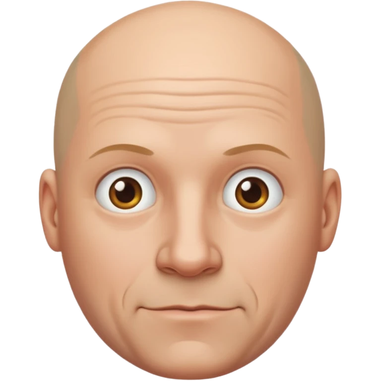dad but bald emoji