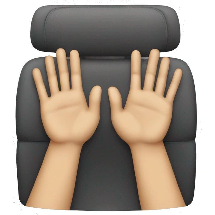 hands from the back seat emoji