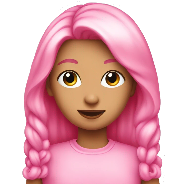 Pink emoji