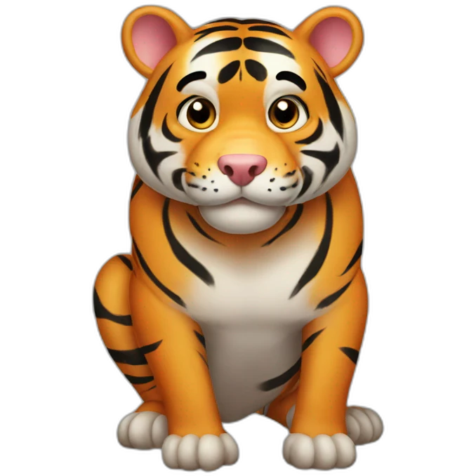 Tiger pig emoji