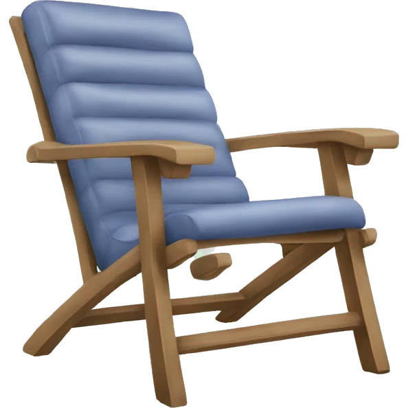 Long chair resort arsthetic emoji