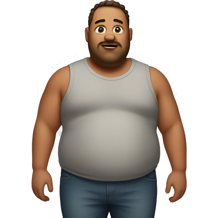 Fat dude emoji