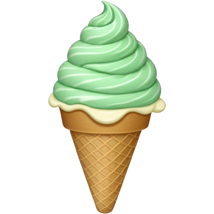 Mint Ice cream  emoji