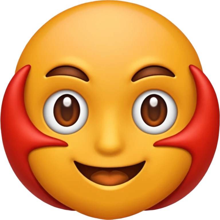 Guaxinim  vermelho alaranjado  emoji