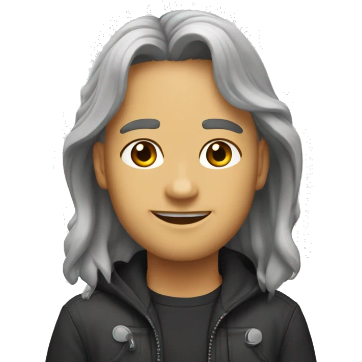 Черный кот emoji