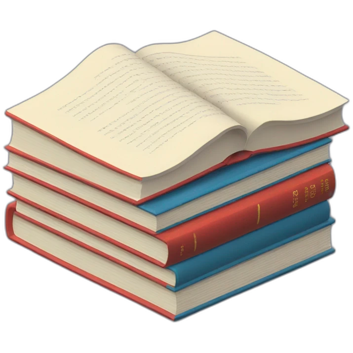 isometric book titled "how to make" on front cover emoji