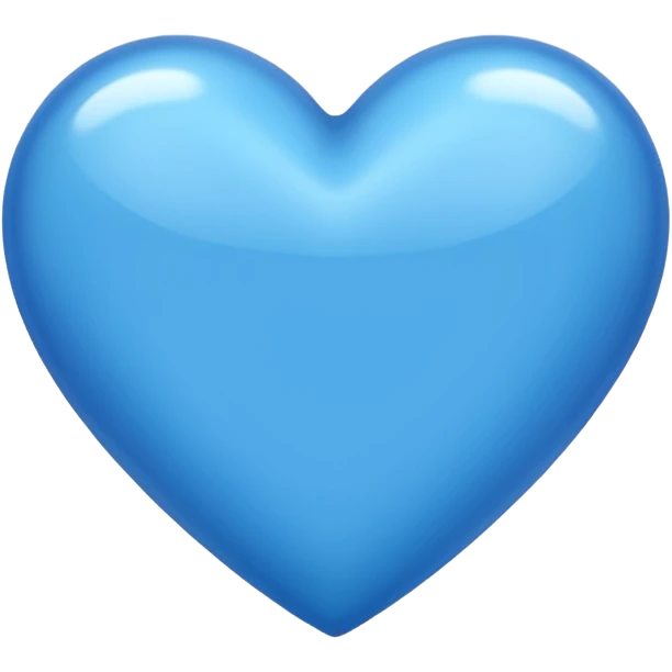 blue heart emoji