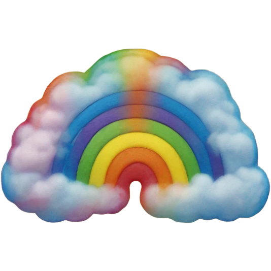 tiny square rainbow tiedie design emoji