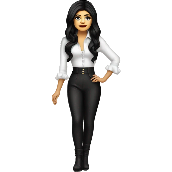Kylie Jenner as an aristocrate emoji