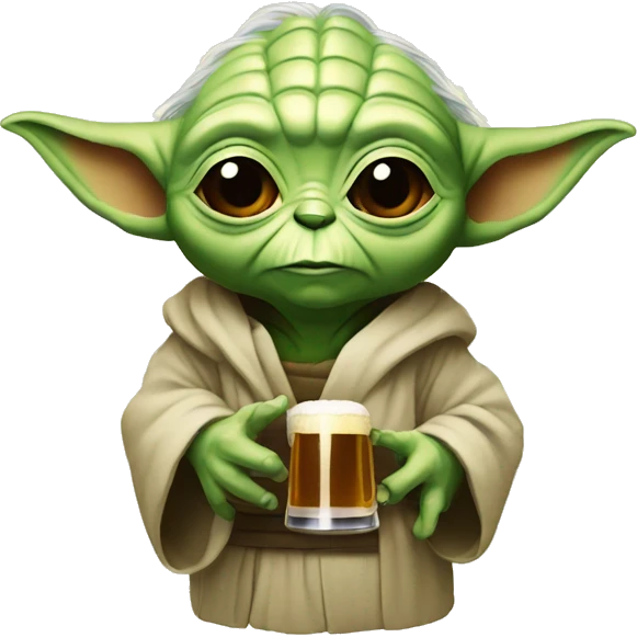 yoda + bière emoji