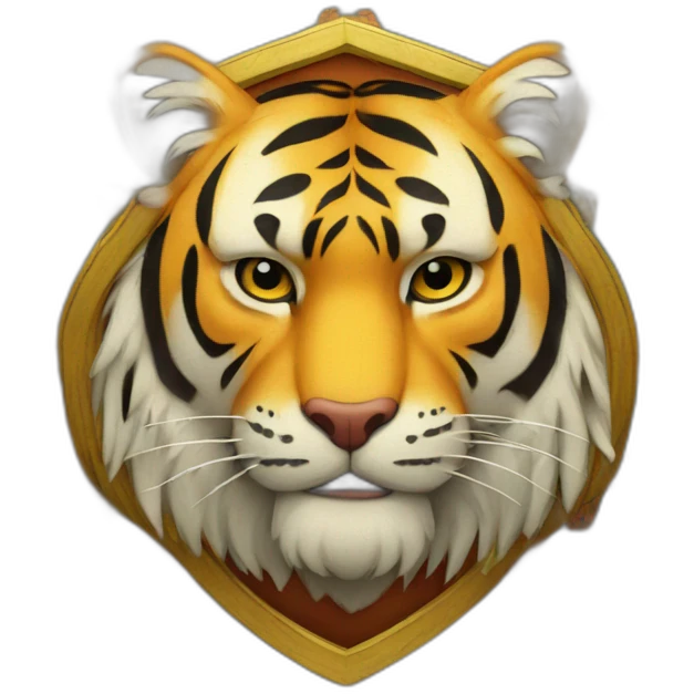 Tiger coat of arms emoji