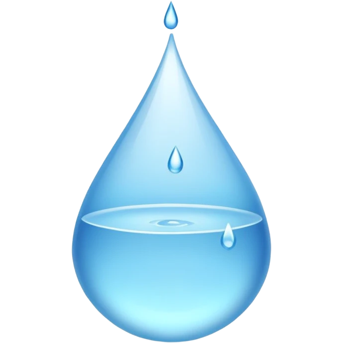 Water drop emoji