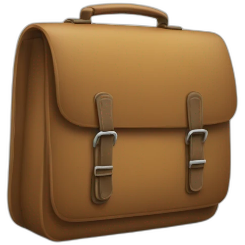 Cartable qui fuit l'école emoji