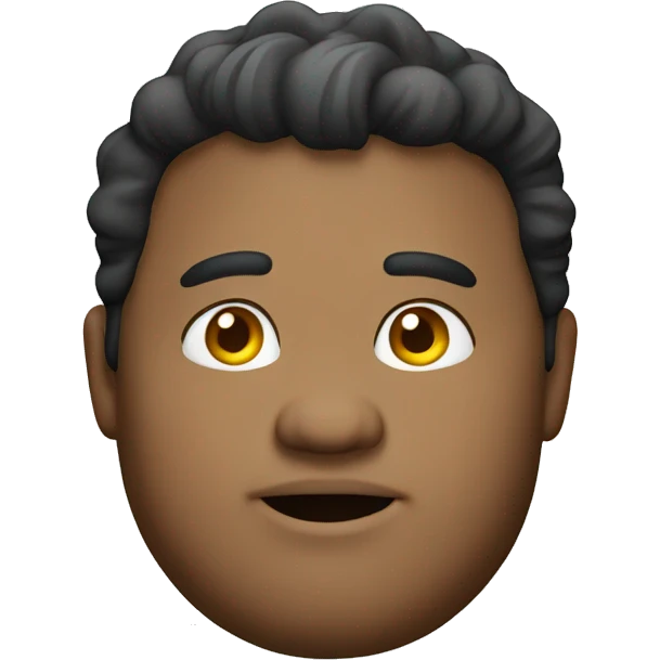 Fat bold guy emoji