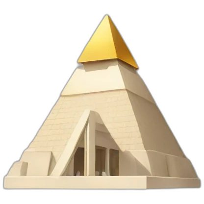 luxor hotel with a white triangle emoji