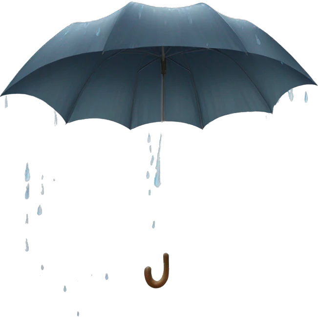 Fall rain  emoji