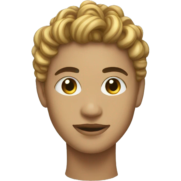 light skin with coils emoji