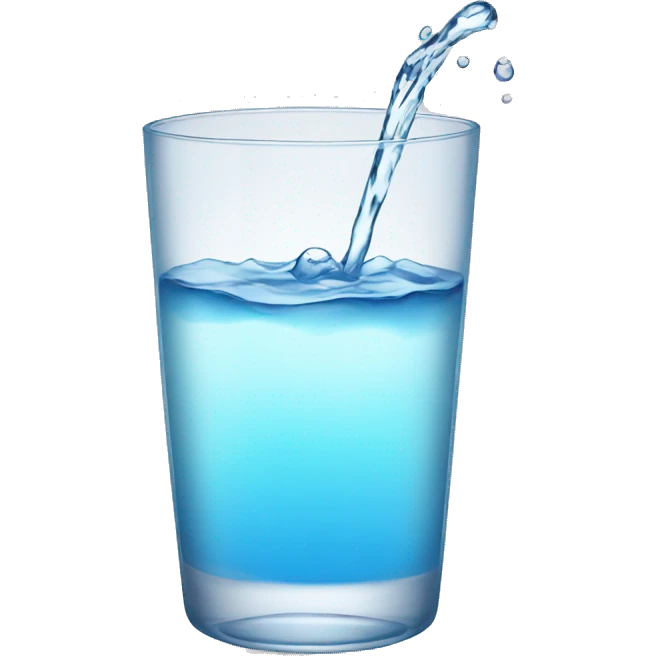 glass of water emoji
