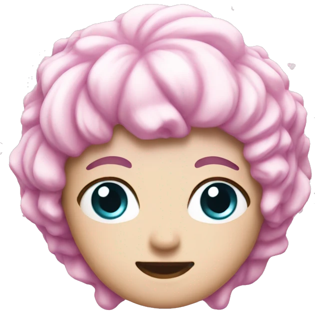 Pink ice emoji