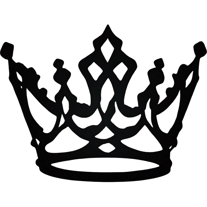 Black crown emoji