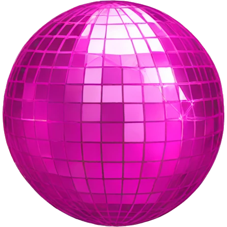 pink disco ball emoji