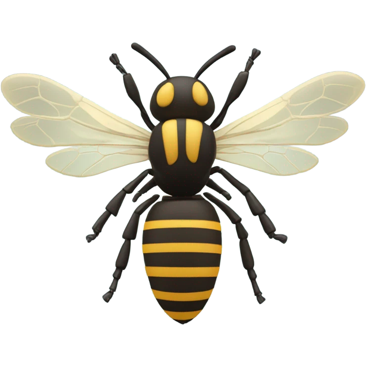 Skeleton bee  emoji