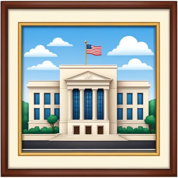 US Embassy building png.  looks realistic emoji