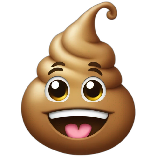 Happy poop emoji