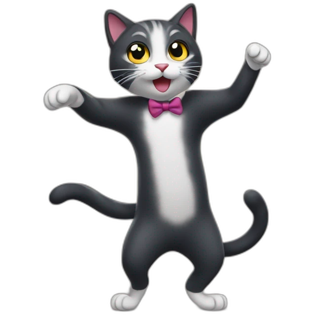 cat dancing emoji