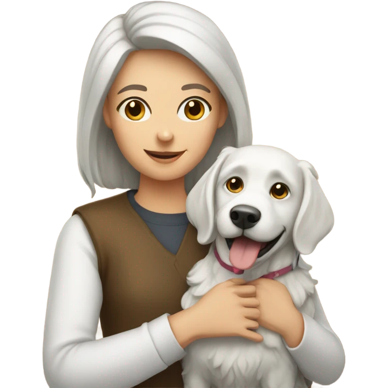 Dog loving owner emoji
