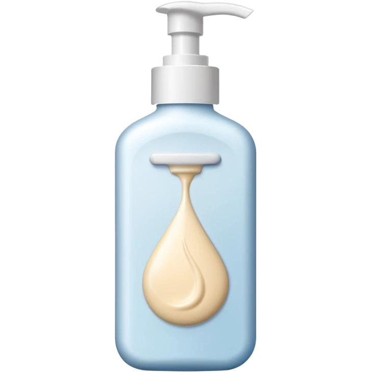 Lotion exiting a lotion bottle emoji