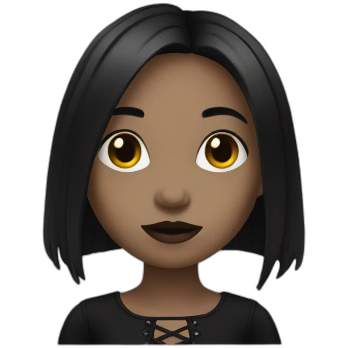 Gothic girl emoji