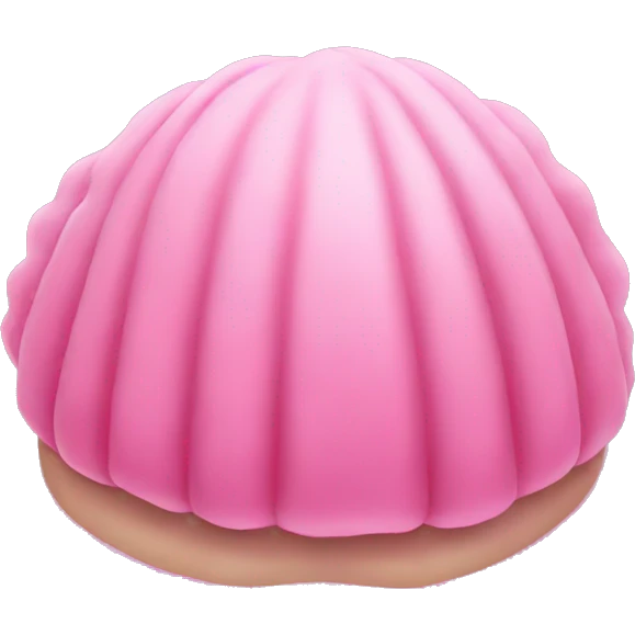 Pink concha emoji